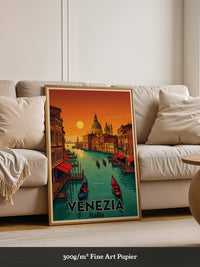 Venedig Sonnenuntergang Retrofarben