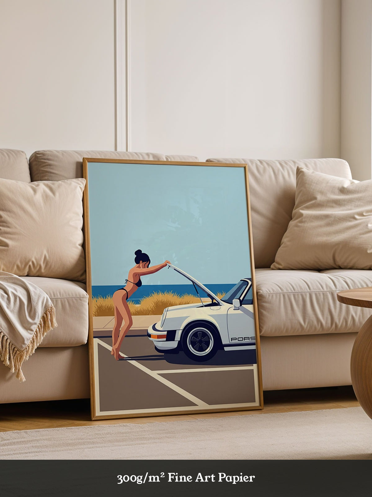Elfer Cabrio Strand Retro