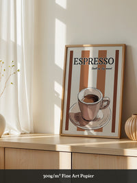 Espresso Tasse Retro Stil