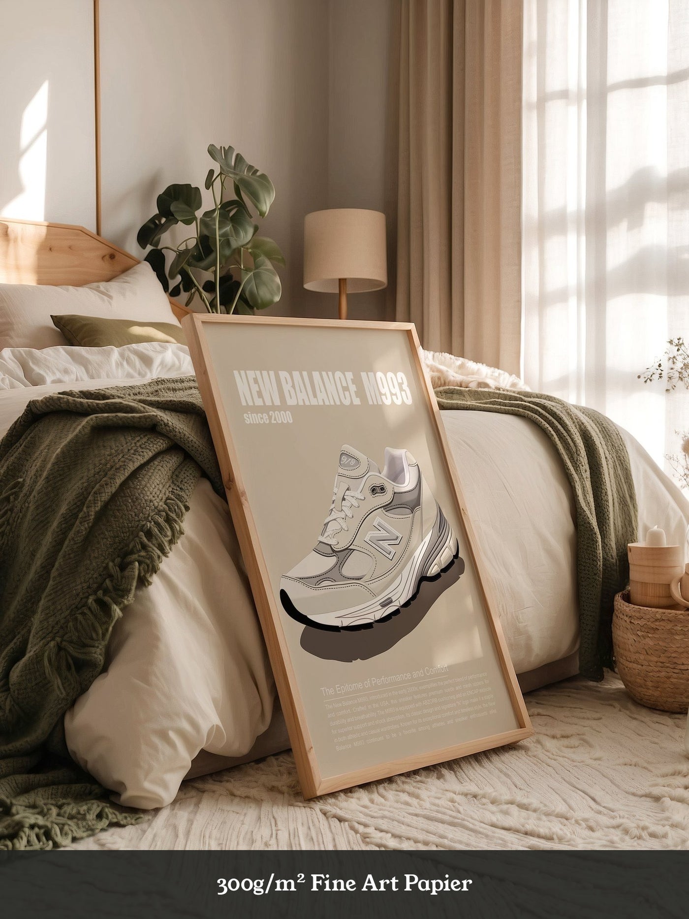 Sneaker Illustration Retro-Stil