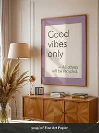 Good Vibes Typografie Pastell