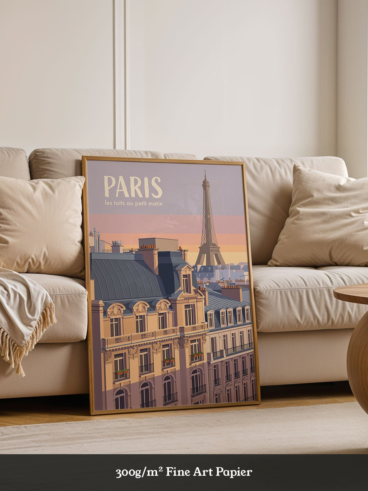 Paris Dachlandschaft Morgenrot