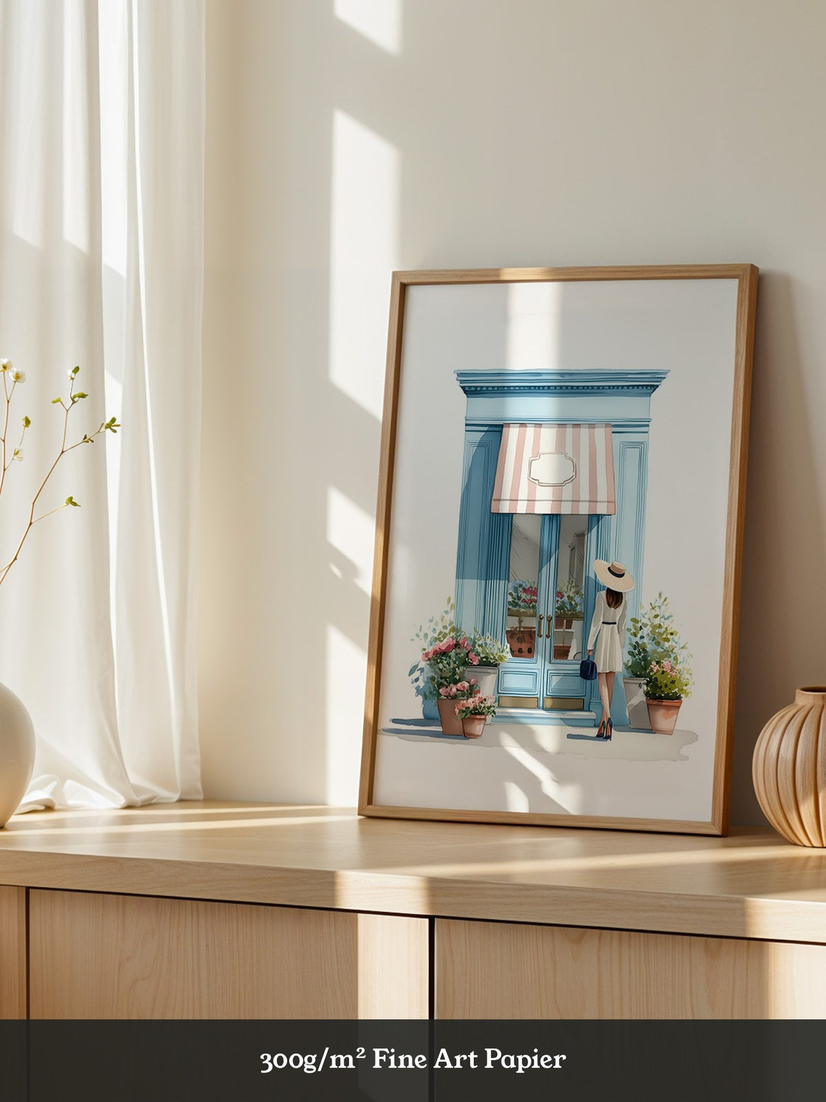 Boutique Besuch Pastellfarben
