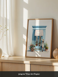 Boutique Besuch Pastellfarben