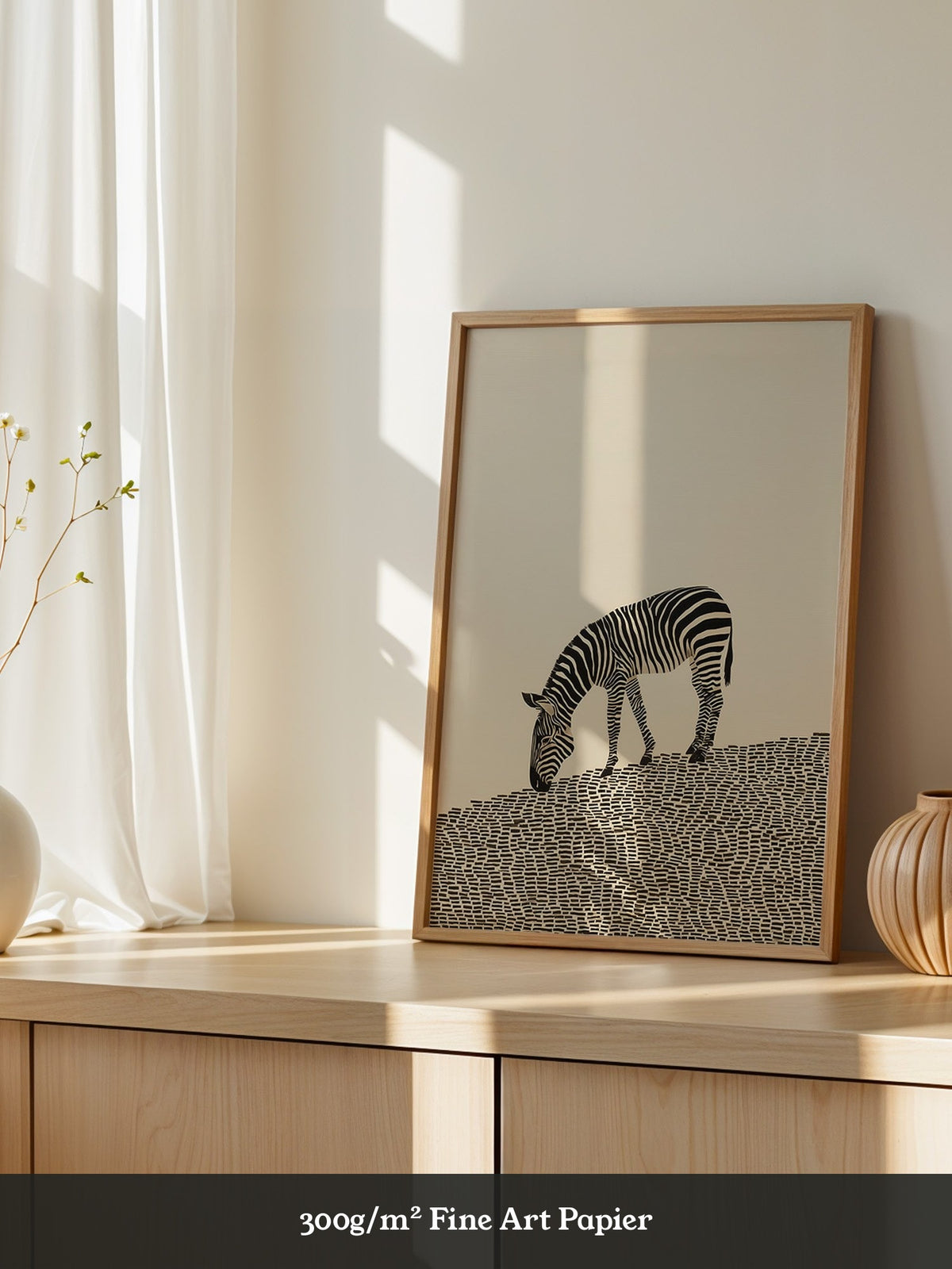 Zebra Grasfläche Grafik
