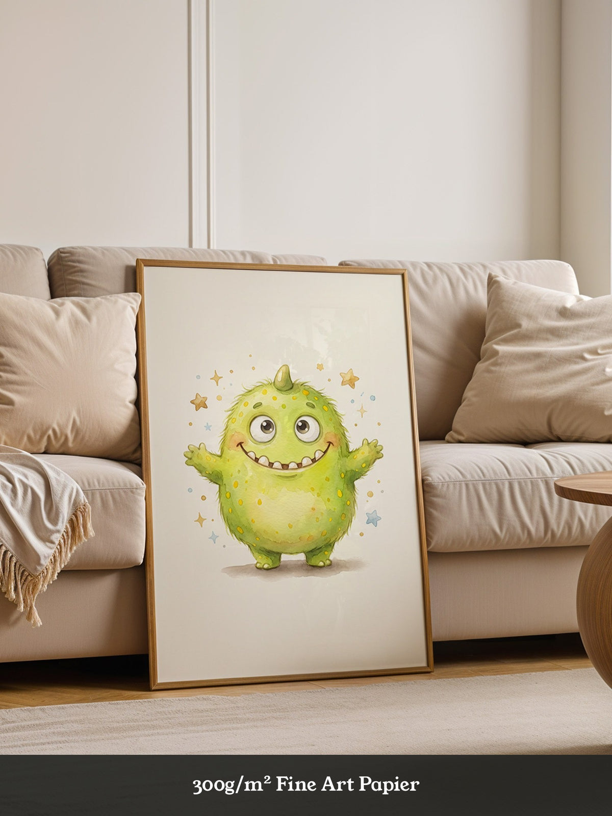 Fröhliches Grünes Monster