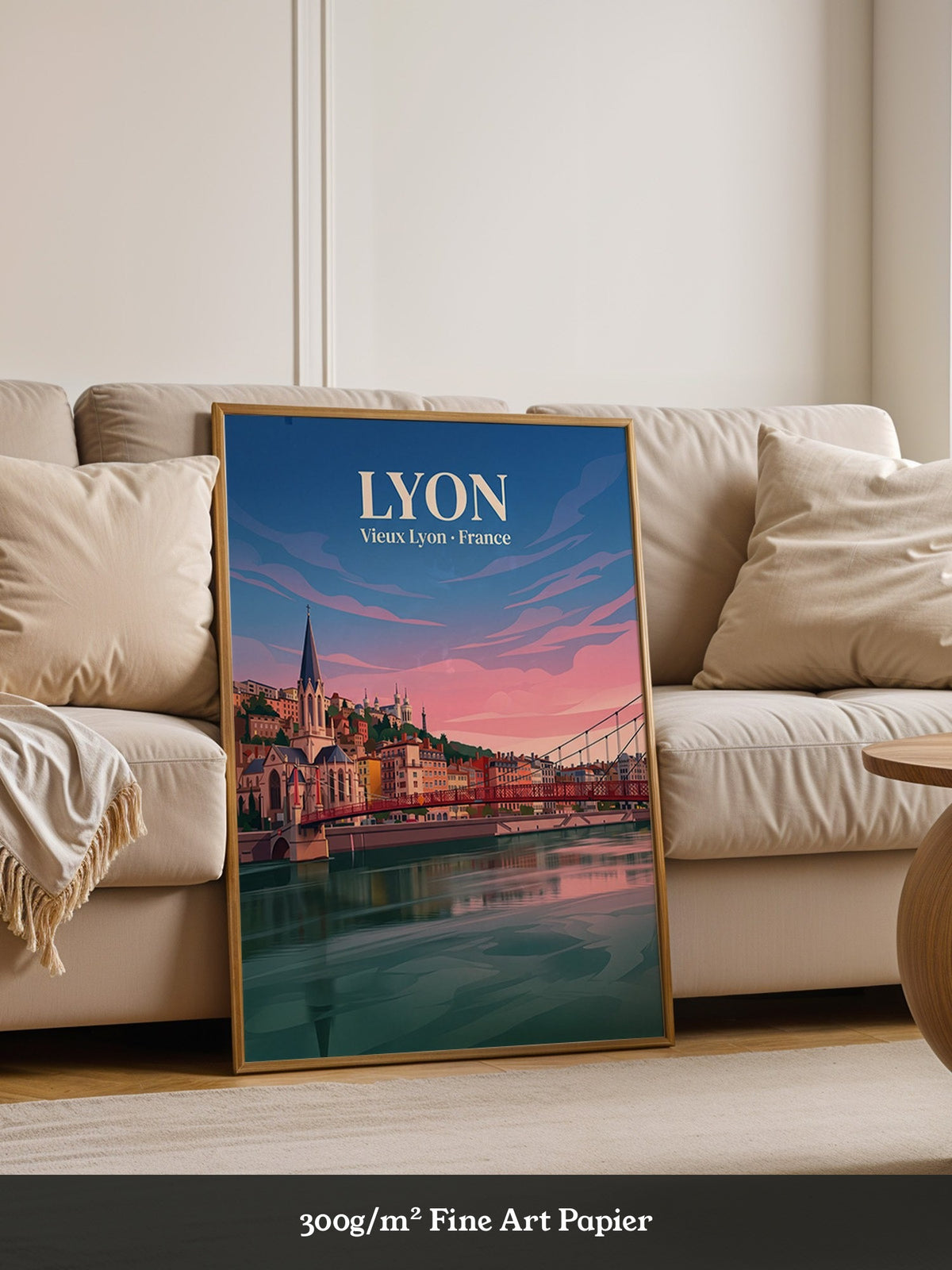 Lyon Altstadt Sonnenuntergang