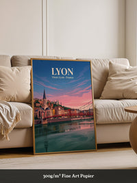 Lyon Altstadt Sonnenuntergang