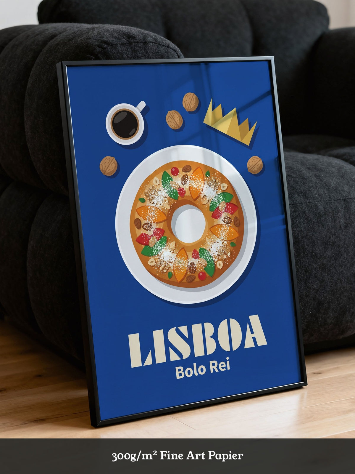 Bolo Rei Illustration