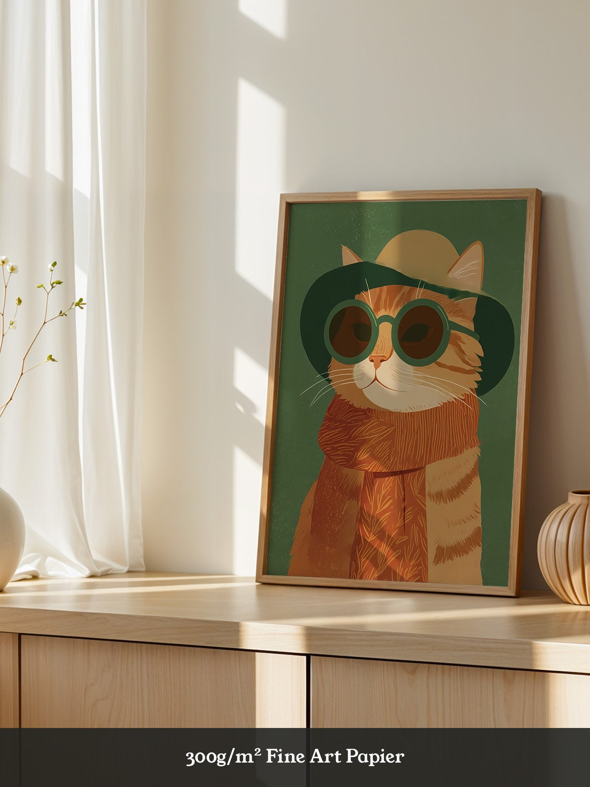 Katzenmode Retro chic