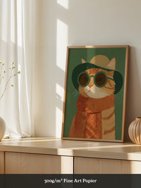 Katzenmode Retro chic