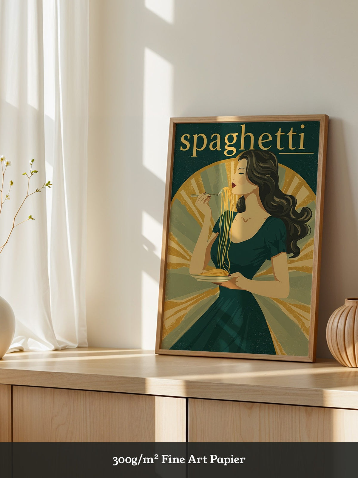 Spaghetti Genuss Retro-Design