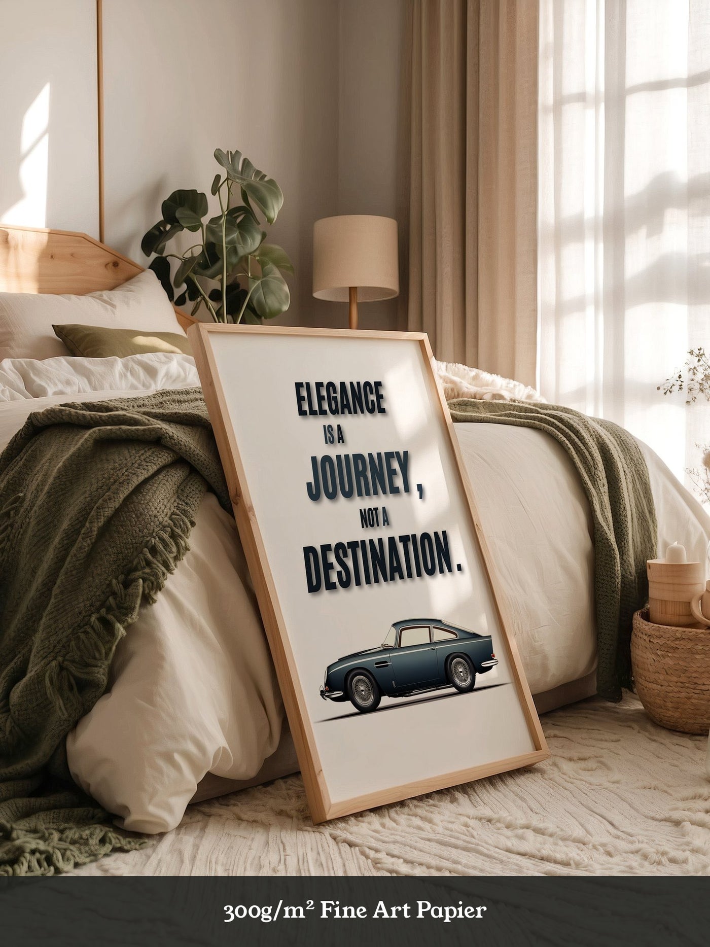 Klassisches Auto Eleganz Blau