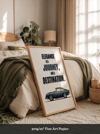 Klassisches Auto Eleganz Blau