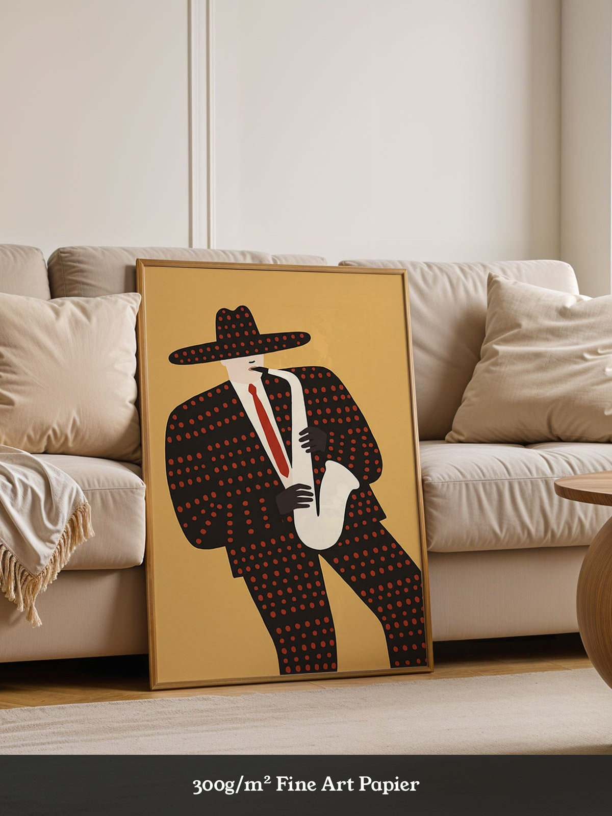 Saxophonist Retro Illustration