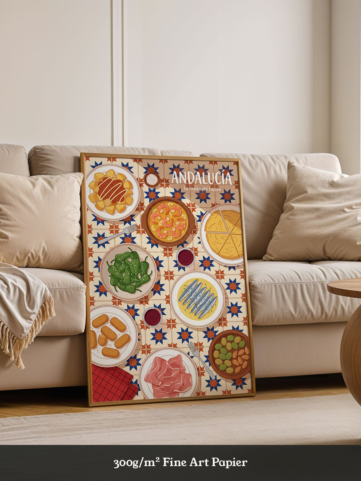 Andalucia Tapas Illustration