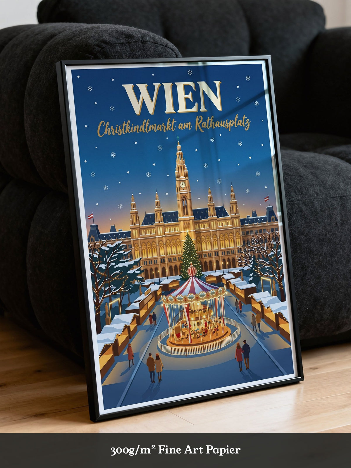 Wien Christkindlmarkt Karussel