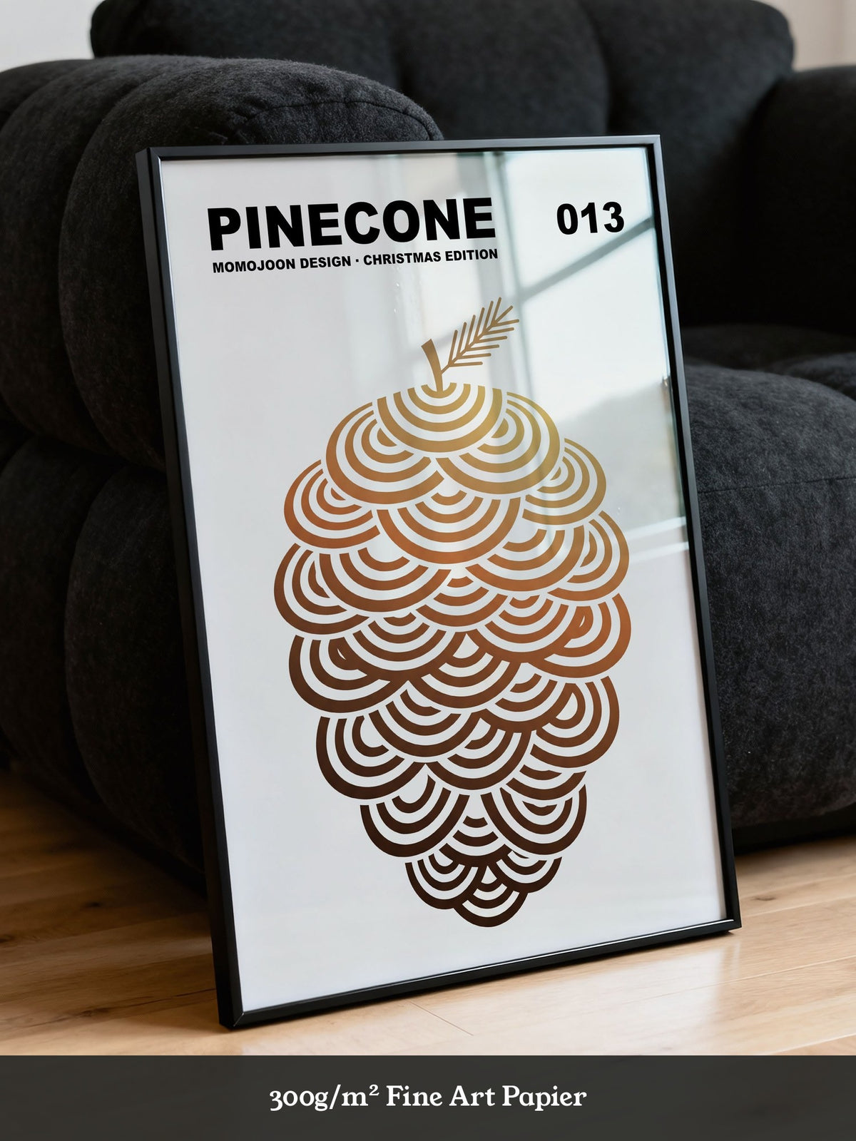 Kiefernzapfen Minimalistisch