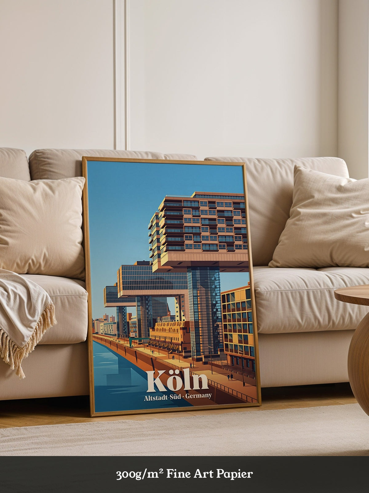 Kranhäuser Ufer Skyline Stadtsilhouette