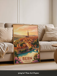 Bern Altstadt Abendstimmung