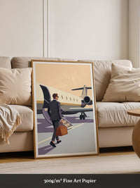 Business Jet Abflug