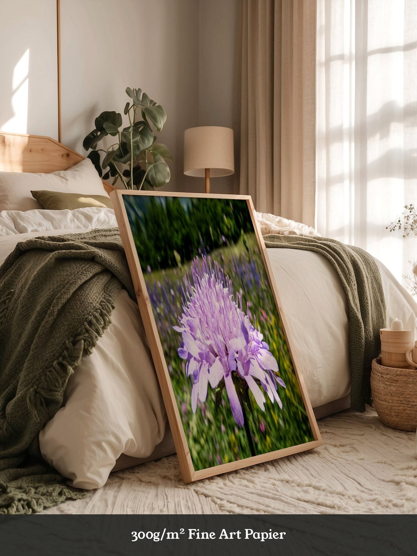 Lila Blume Nahaufnahme