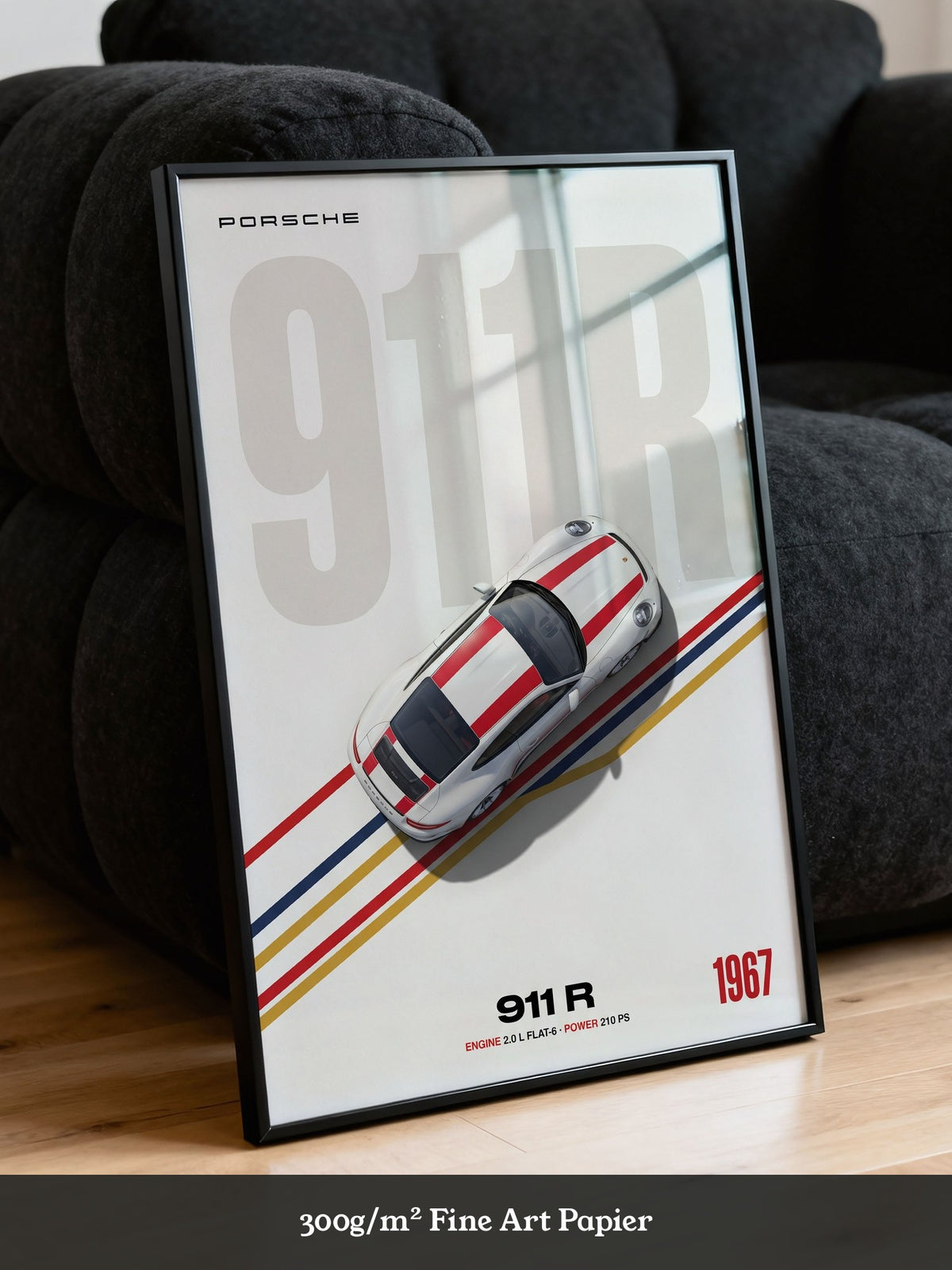 Retro Sportwagen Draufsicht