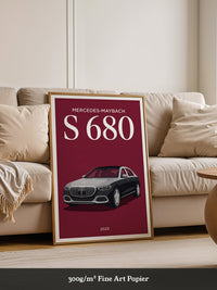 Mercedes Luxusauto Illustration