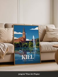 Kiel Rathaus Seeansicht