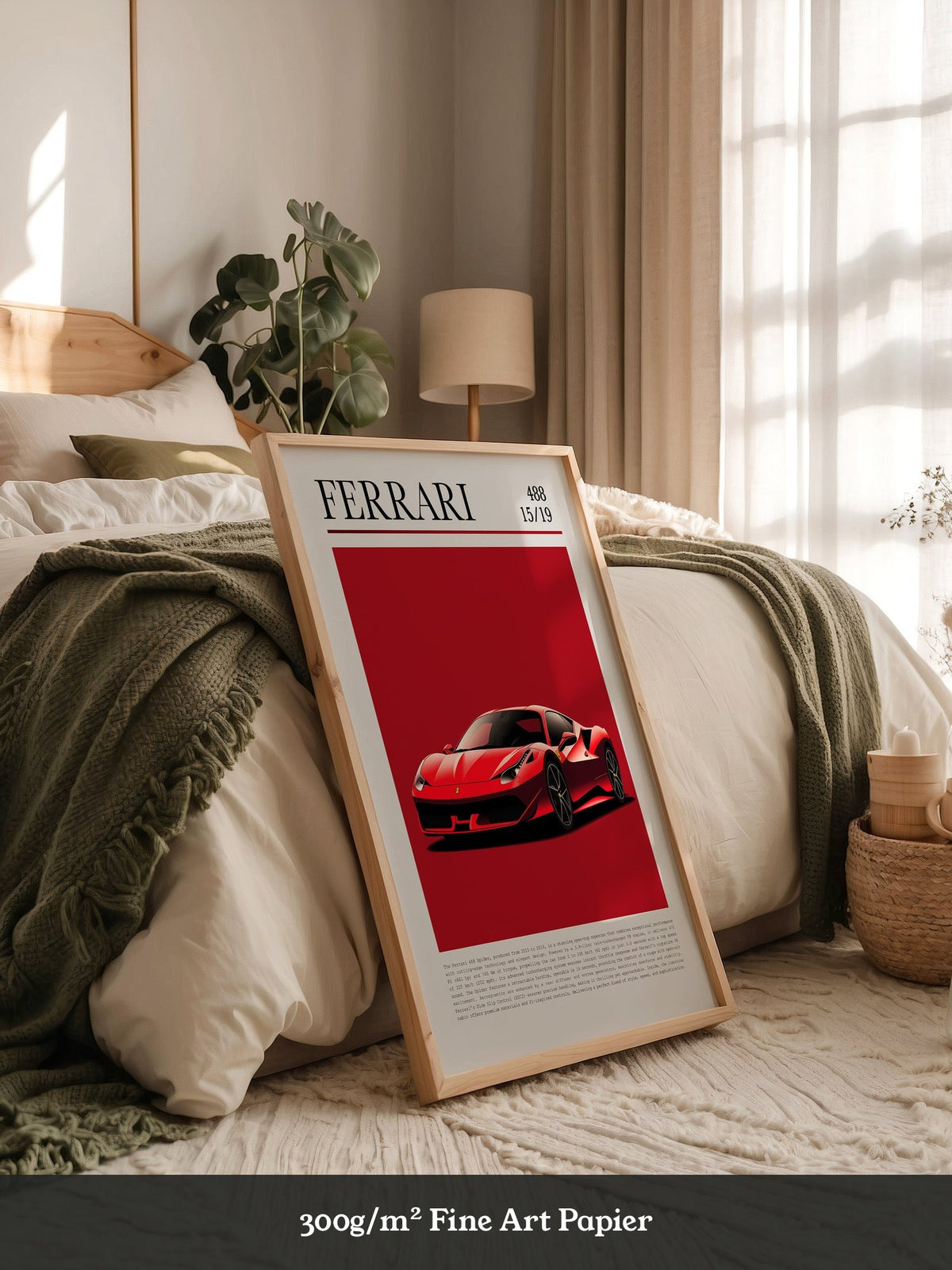 Ferrari 488 Rot Pop-Art