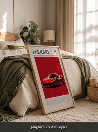 Ferrari 488 Rot Pop-Art