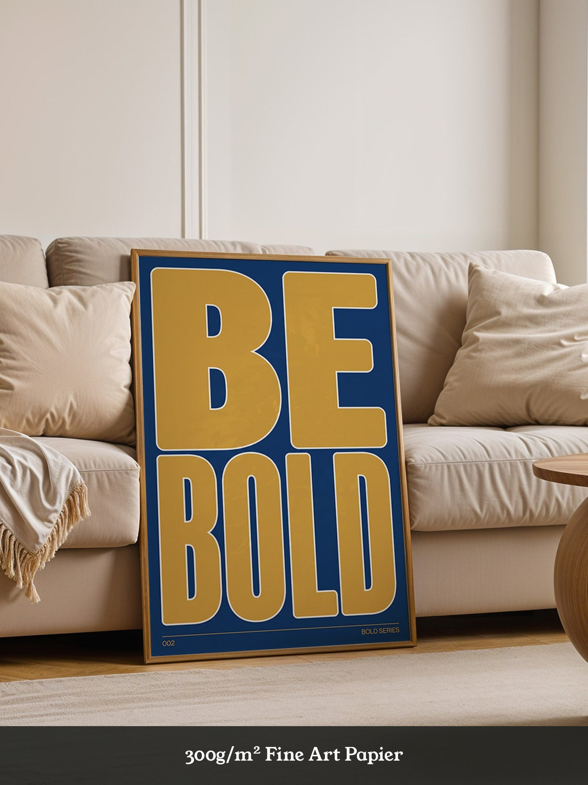 Goldene Schrift Blau