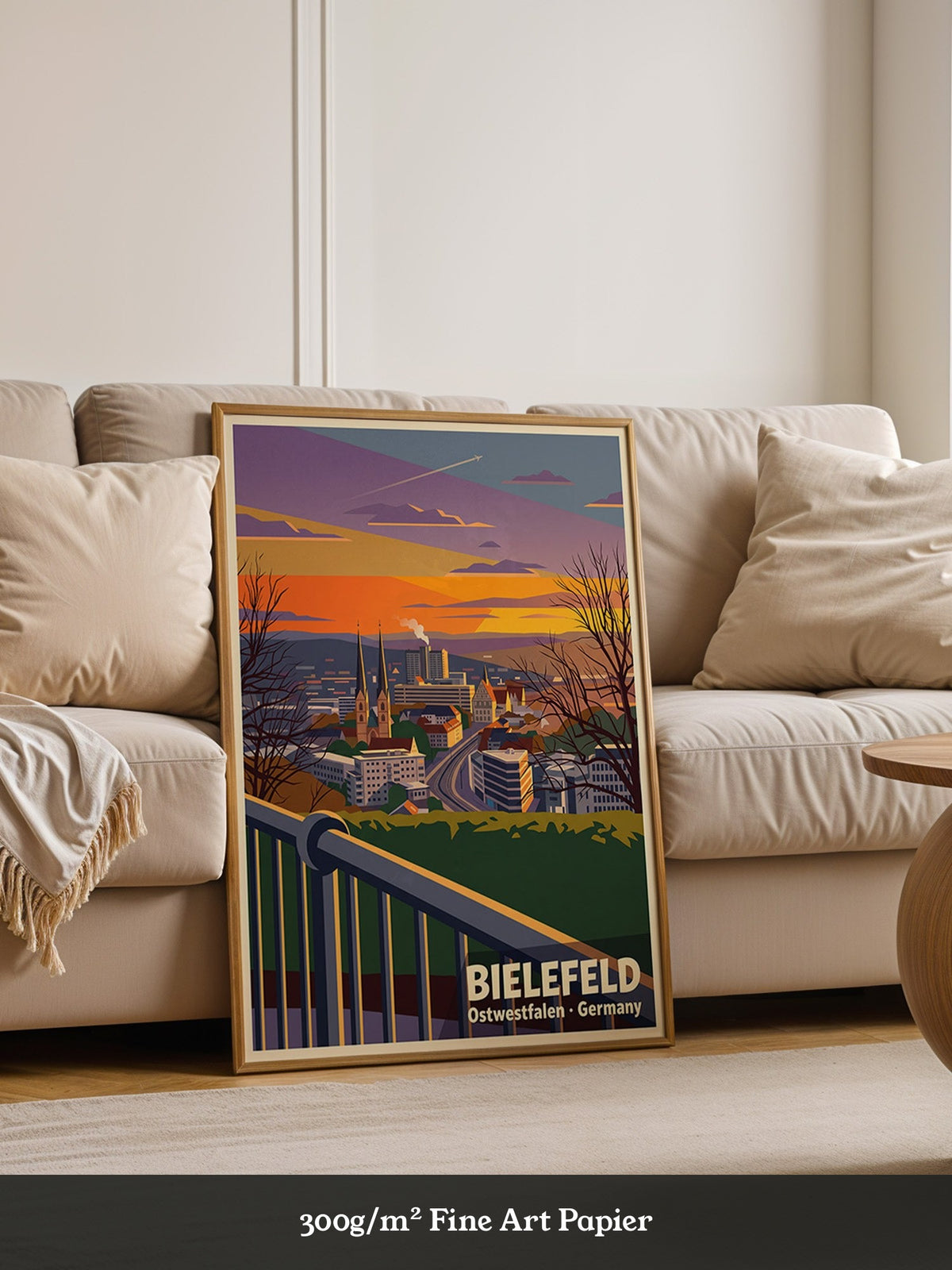 Bielefeld Skyline Sonnenuntergang