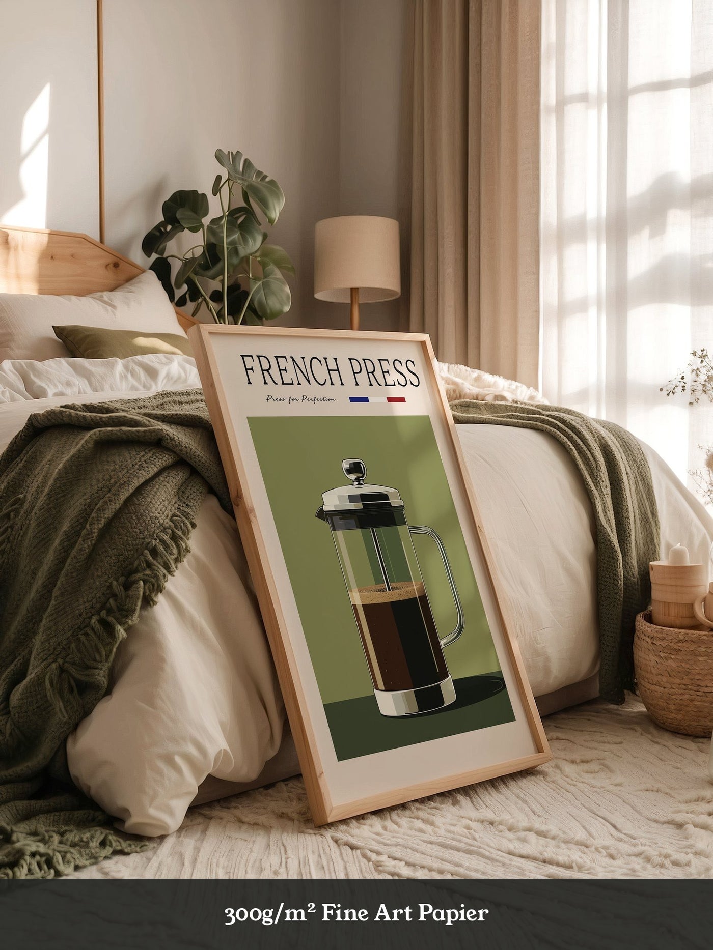 French Press Retro Design