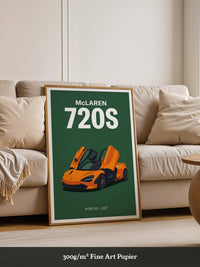 Sportwagen Orange Flügeltüren