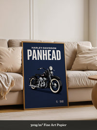 Motorrad Vintage Stil Schwarz