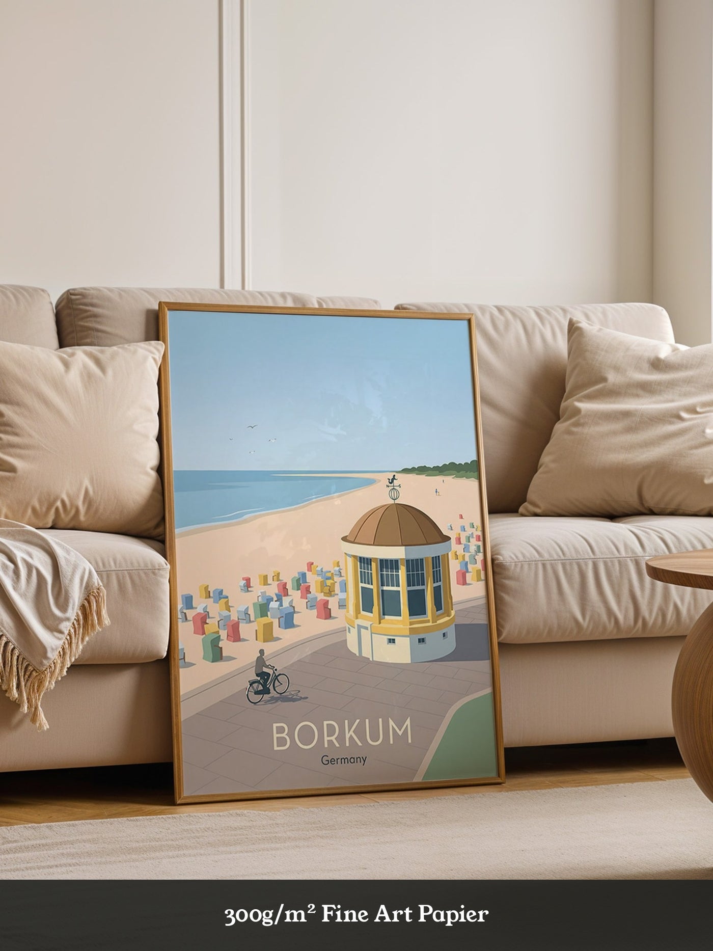 Borkum Strandpastell Szene