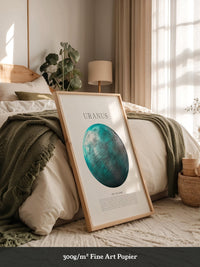 Uranus Eisriese Aquarelloptik
