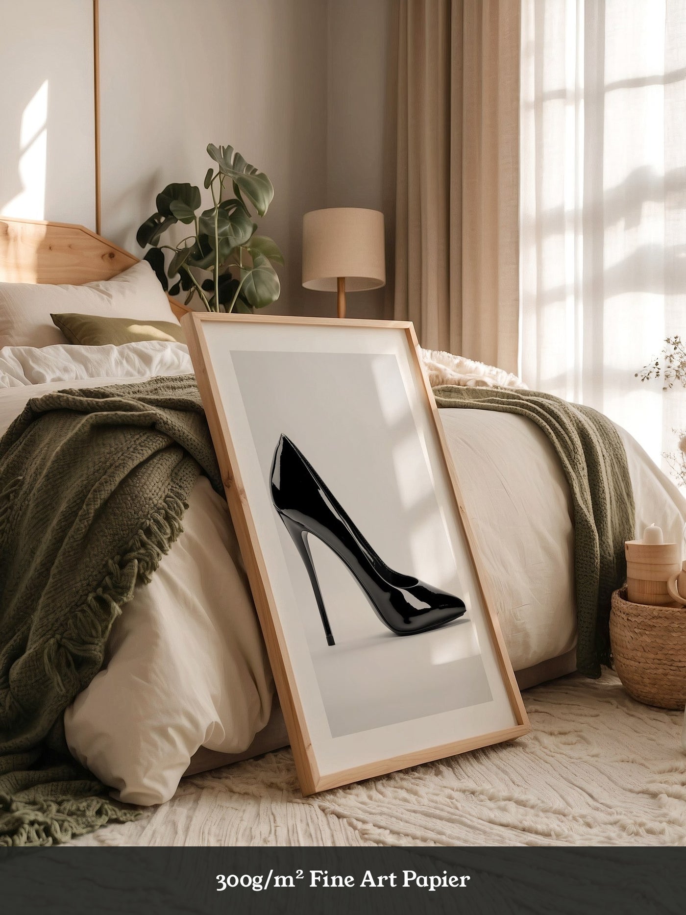 Schwarzer Lackpumps elegant