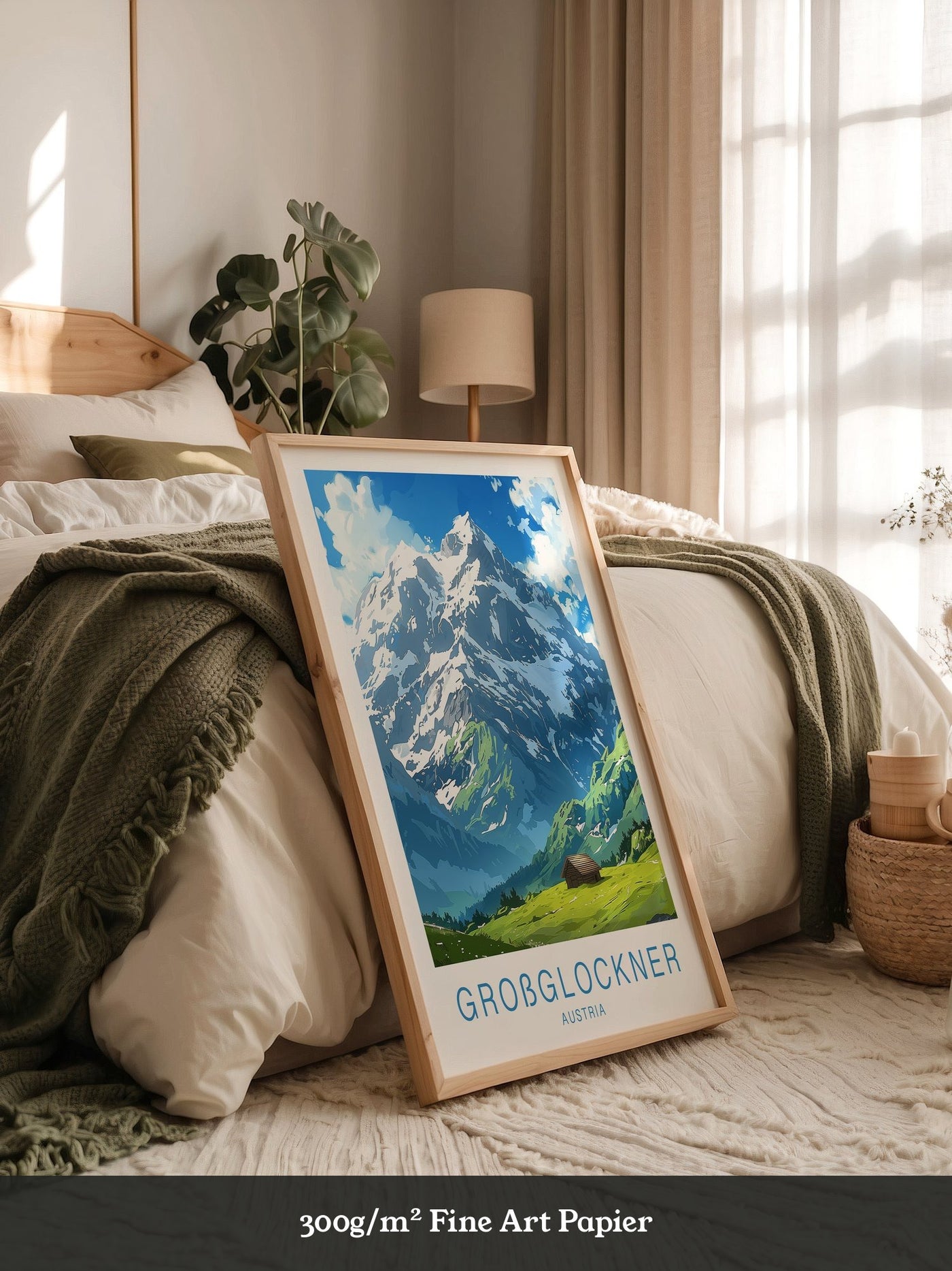 Großglockner Alpenlandschaft Malerei
