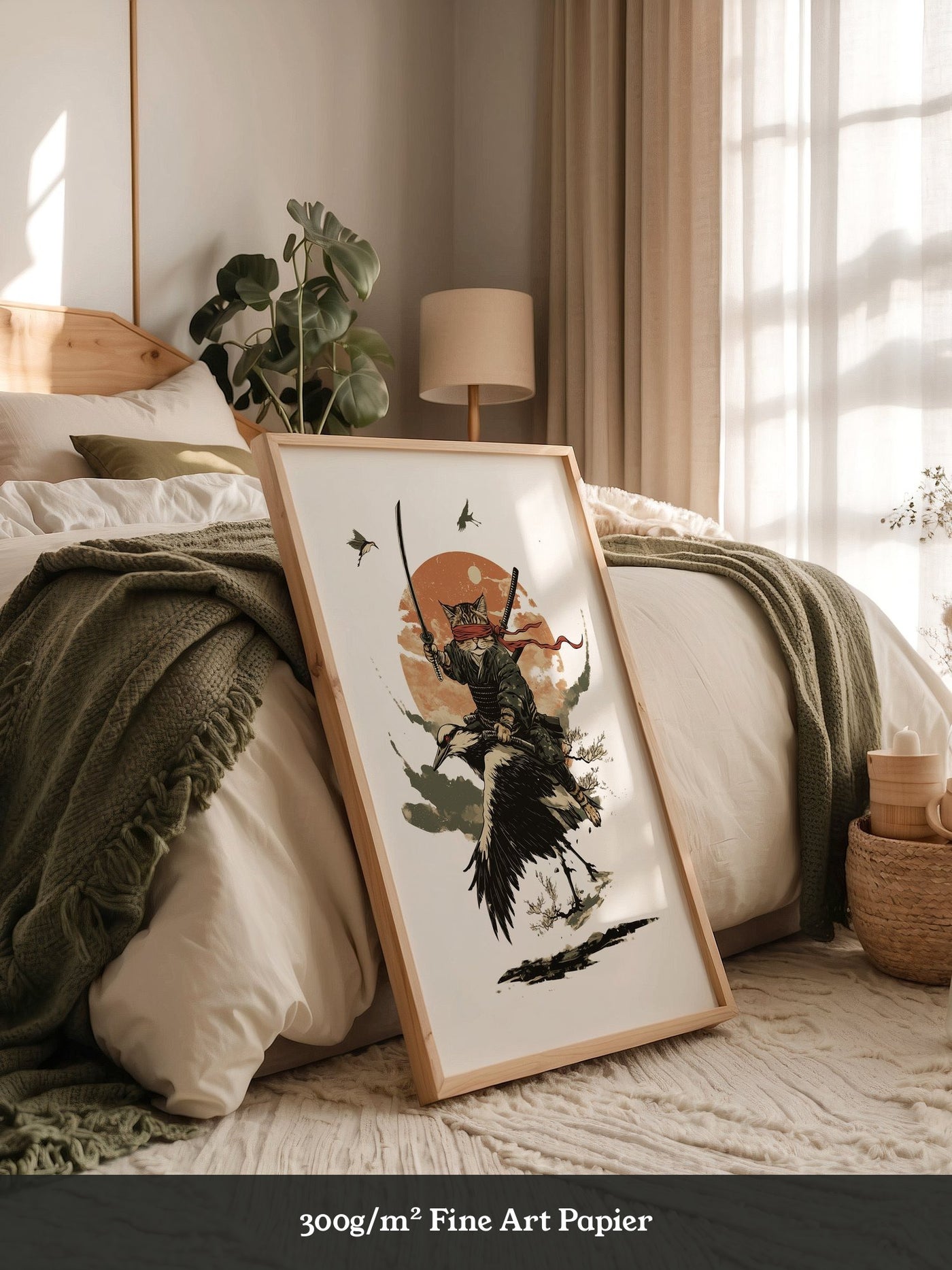 Katze Ninja Kranich Abenteuer