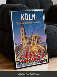 Weihnachtsmarkt Nachtansicht