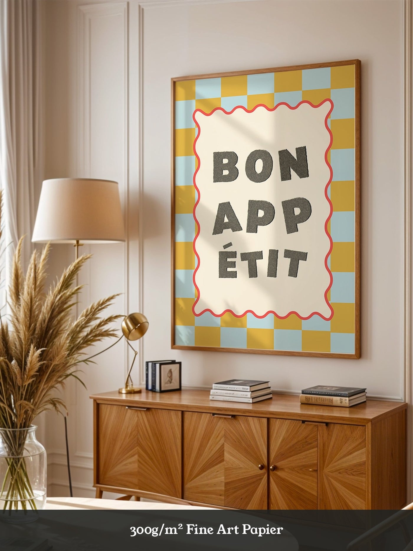 Bon Appetit Karomuster Retro