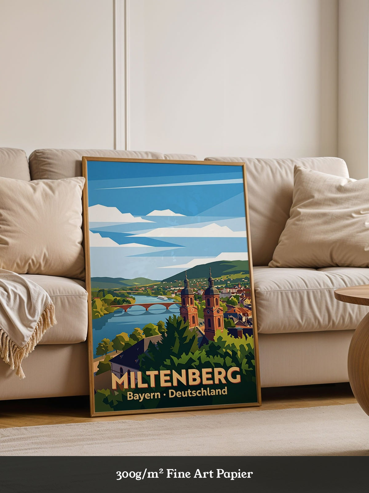 Miltenberg Kunstdruck Bayern