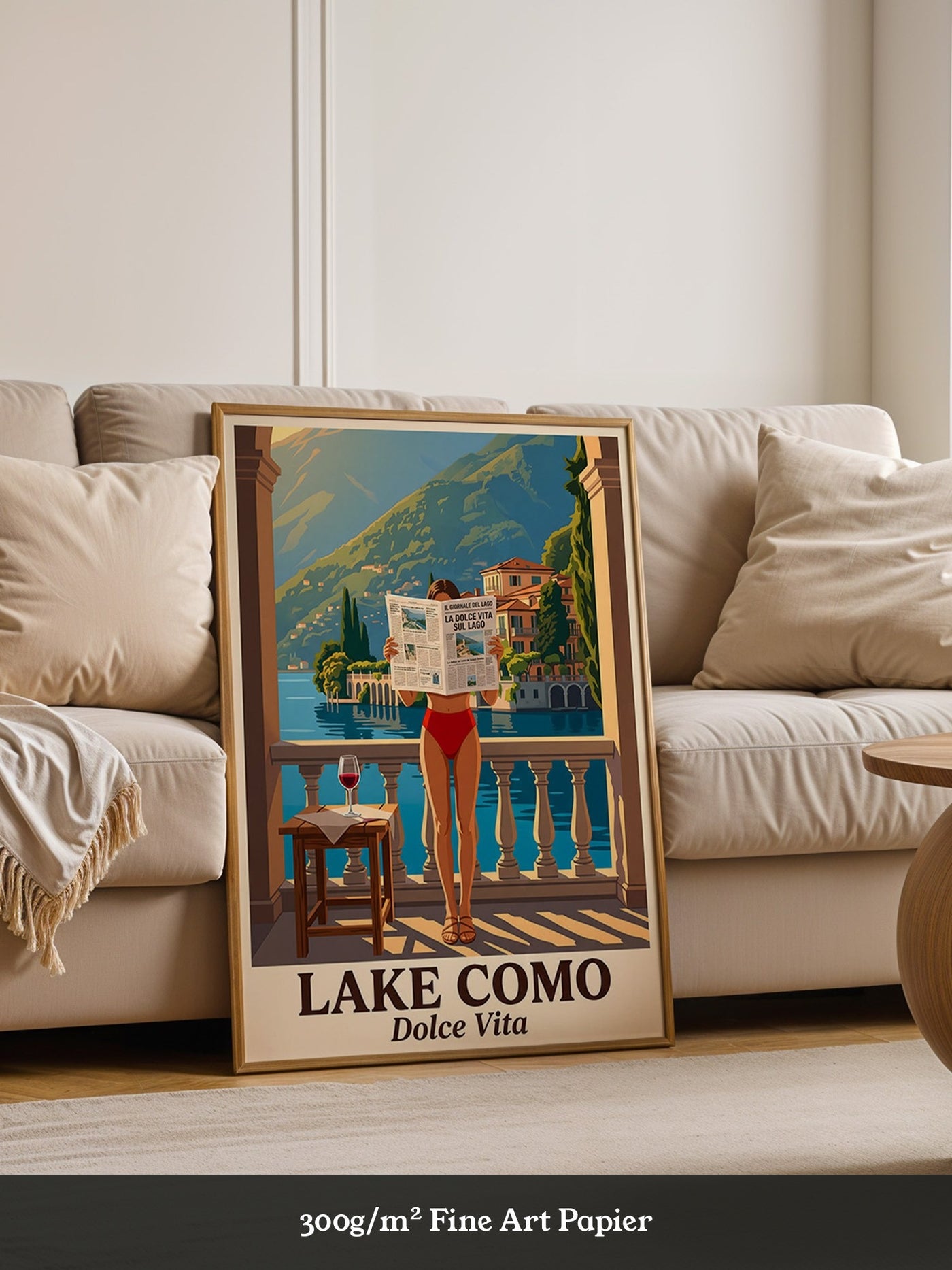 Lake Como Zeitung Sonnenbalkon
