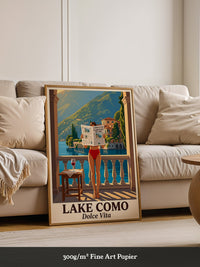 Lake Como Zeitung Sonnenbalkon