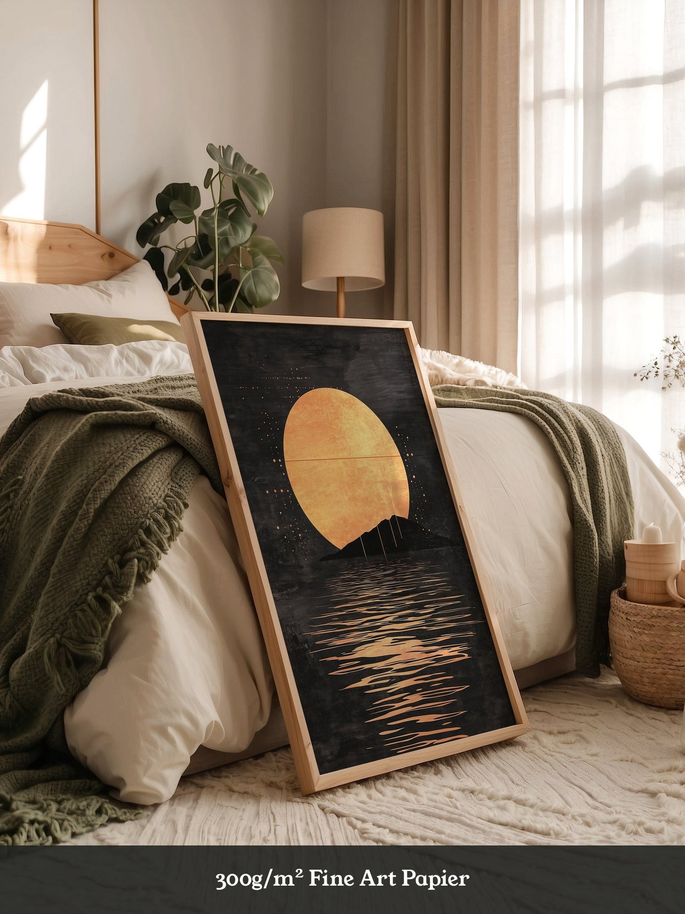 Goldene Sonne im Dunklen