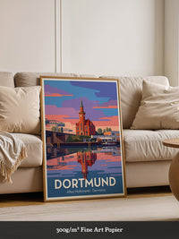 Dortmund Hafenabend Farbenpracht