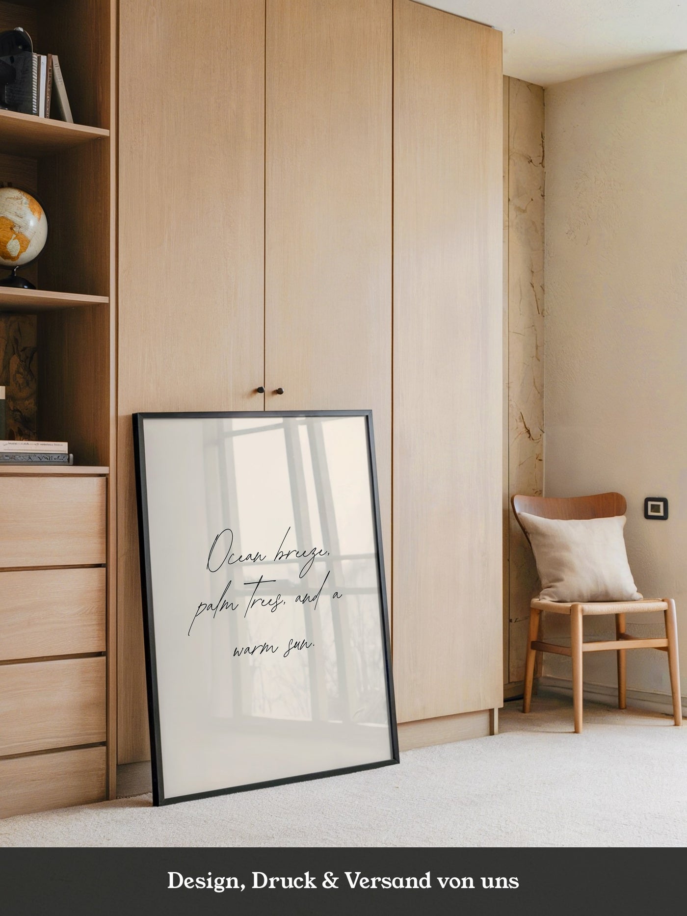Handschrift Meeressonne Beige