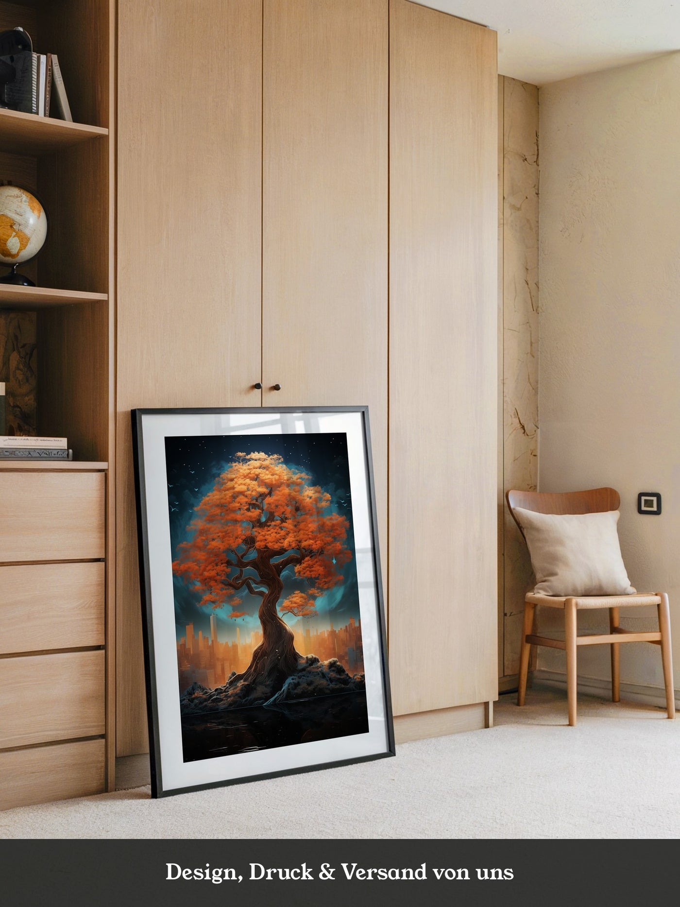 Herbstbaum Fantasie Skyline
